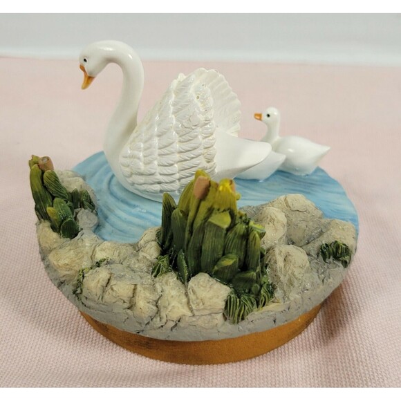 Candle Capper Jar Topper Swan Design Standard Size Our America - Picture 5 of 11